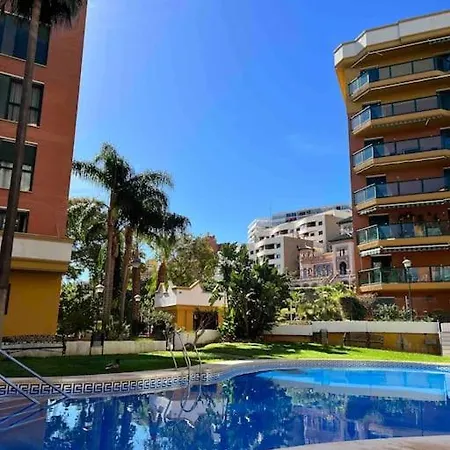 Equipado Bajondillo Playa-piscina 2hab Apartmán *